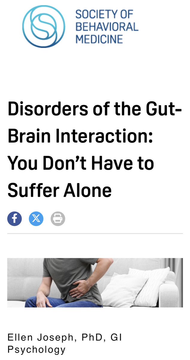 Check out a recent article I wrote about Disorders of the Gut-Brain Interaction #ibs #gutbrain #wellbeing #DGBIs #GIPsych #distress 

sbm.org/healthy-living…