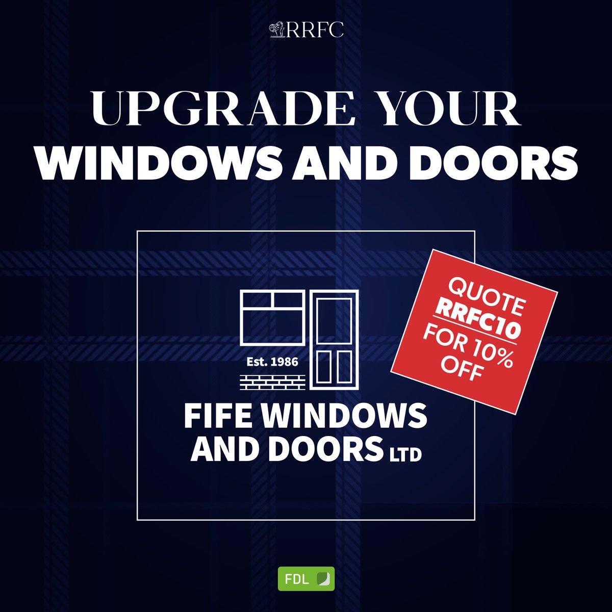 RaithRovers's tweet image. We were delighted to announce today’s new signing as part of the @Fife_Windows Partner Spotlight.

The home improvement specialists offer the best range of windows, doors, conservatories and roofline/garage conversions. 

🌟 Quote RRFC10 for 10% off all window or door orders.