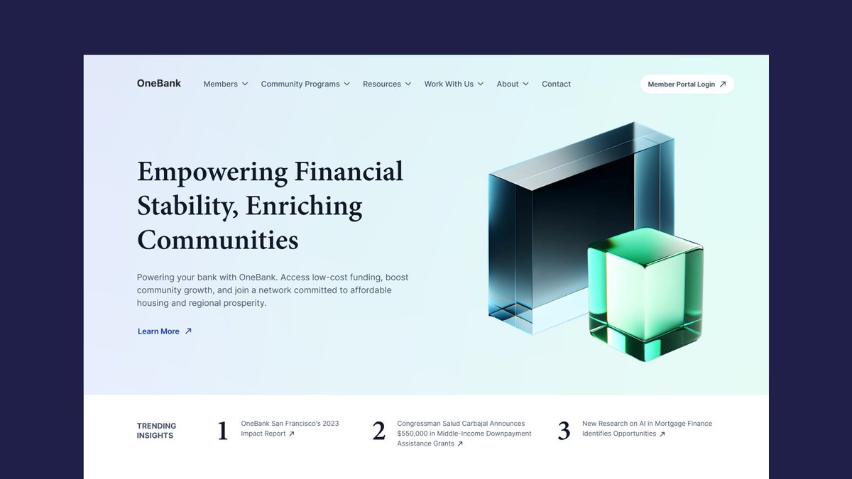 Working on a new landing page for banking. 

Just discovered items.design created by <a href="/gadzinski_/">Filip Gadziński</a> 

Amazing shining objects to add a bit of magic to your design. ✨