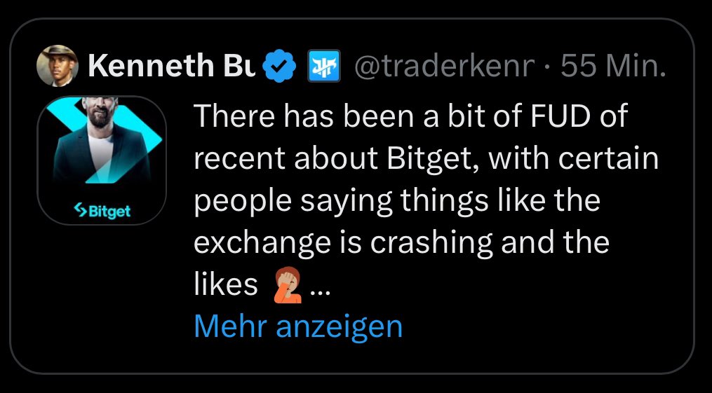 MMCrypto's tweet photo. As I did promote Bitget in the past I feel it’s my responsibility to share the most recent information I got from different sources. 

Please understand that I don’t want to make FUD and that nothing is confirmed. I however think that it may be smart to withdraw your funds, if you feel insecure with the not confirmed evidence we have so far. 

I will also stop promoting Bitget until this is resolved & I distance myself from the exchange from now on until we know more. 

Any Bitget employee can feel free to reach out to me and clarify. Once clarified I can revive the relationship. If not 100% clarified I will make an even stronger statement.