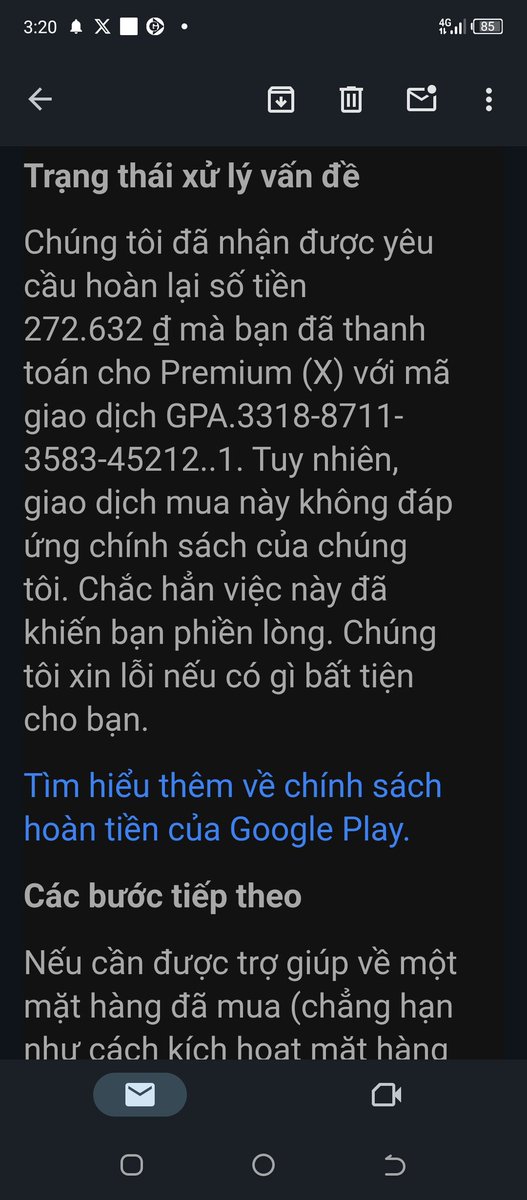 thanhtu101290's tweet photo. @tatdatma1 Android nó không cho hoàn lại a ơi hicc https://t.co/QpOKCxwykX