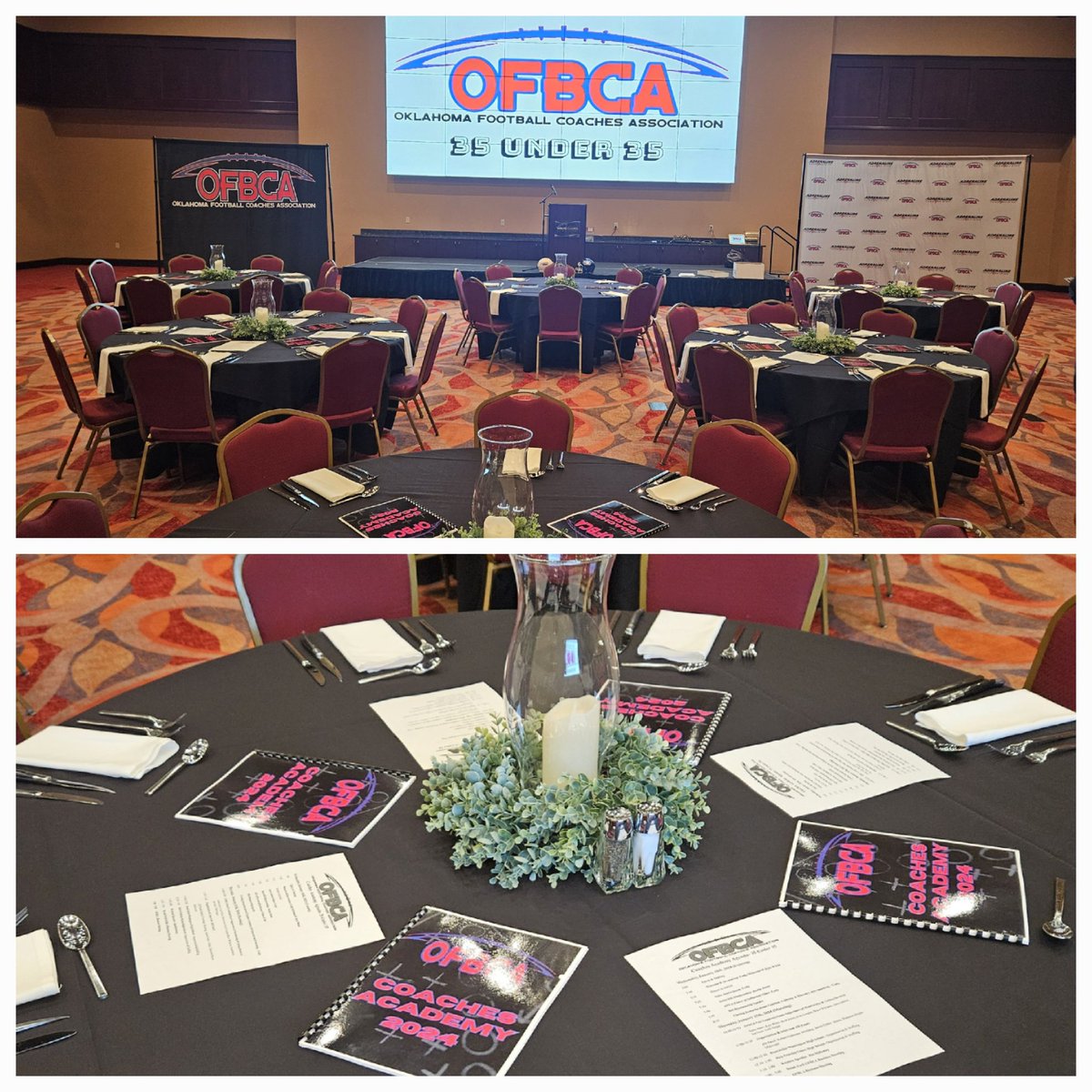 OFBCA's tweet photo. Getting ready for the 35 under 35 OFBCA Honorary Banquet tonight! #35⬇️35 #OFBCA https://t.co/MVoGRxG53k