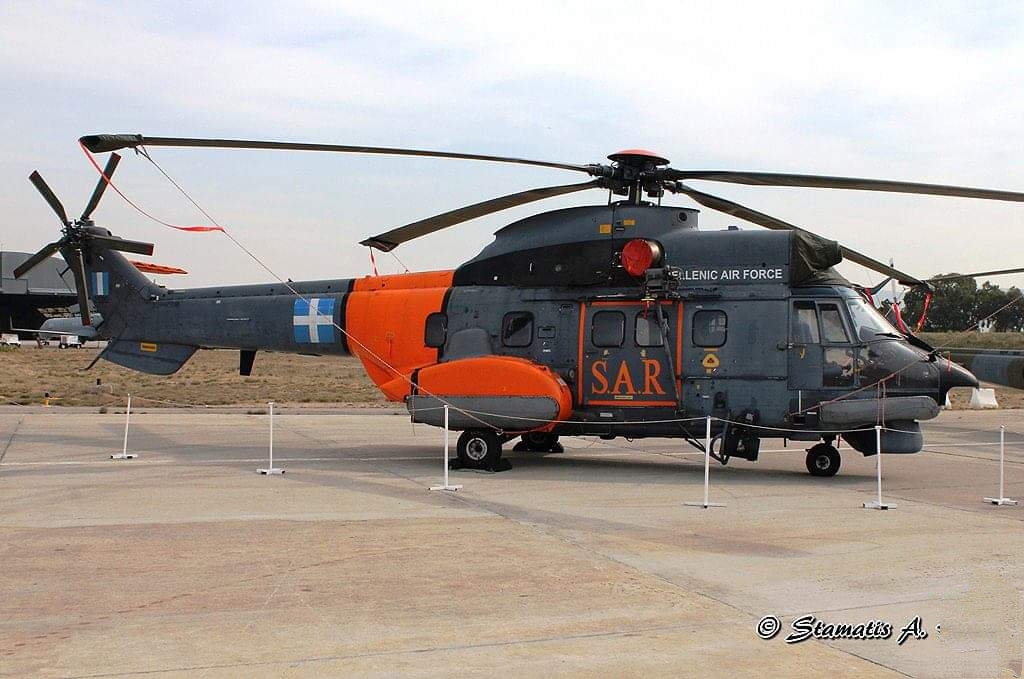 Stam_A337's tweet photo. 🇬🇷 Hellenic Air Force
AS-332C1 Super Puma
384 Sqn "Puma"
Elefsina AFB/112CW
#HAF #AS332 #SuperPuma #384Sqn #Puma #HellenicAirForce #SearchAndResque #SAR https://t.co/UnreqdYQUt