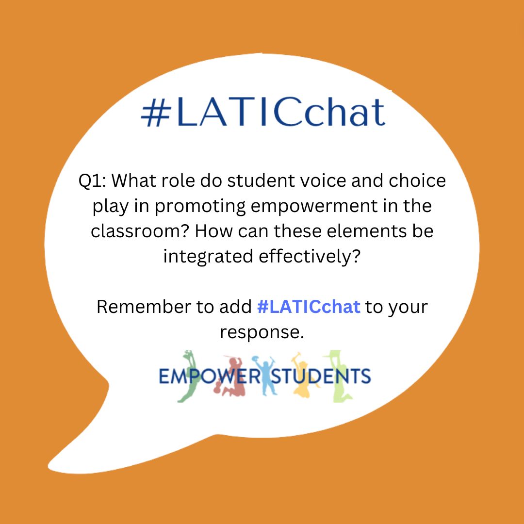 IDECorp's tweet photo. We are live! Welcome everyone to #LATICchat https://t.co/5XzwoJDdlr