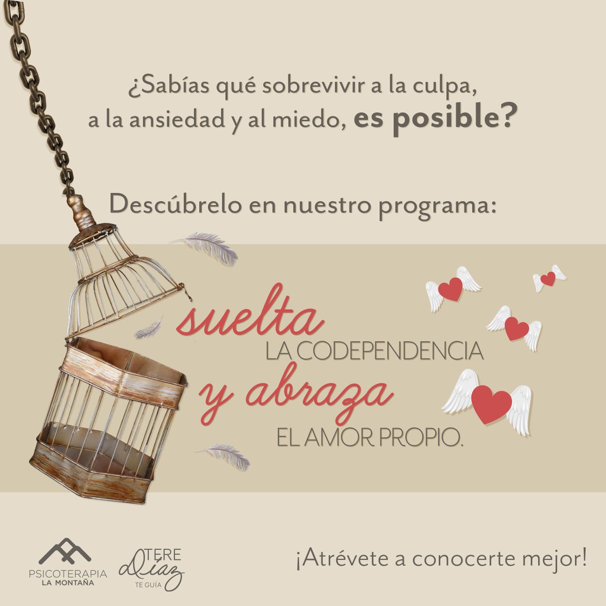 tedisen's tweet photo. Ama en libertad con nuestro programa: "Suelta la codependencia y abraza el amor propio". Conoce más de este plan aquí: https://t.co/PA9lIuCPjr 🙌🔥
#TereDiaz #PsicoterapiaLaMontaña https://t.co/SNRVRogFqq