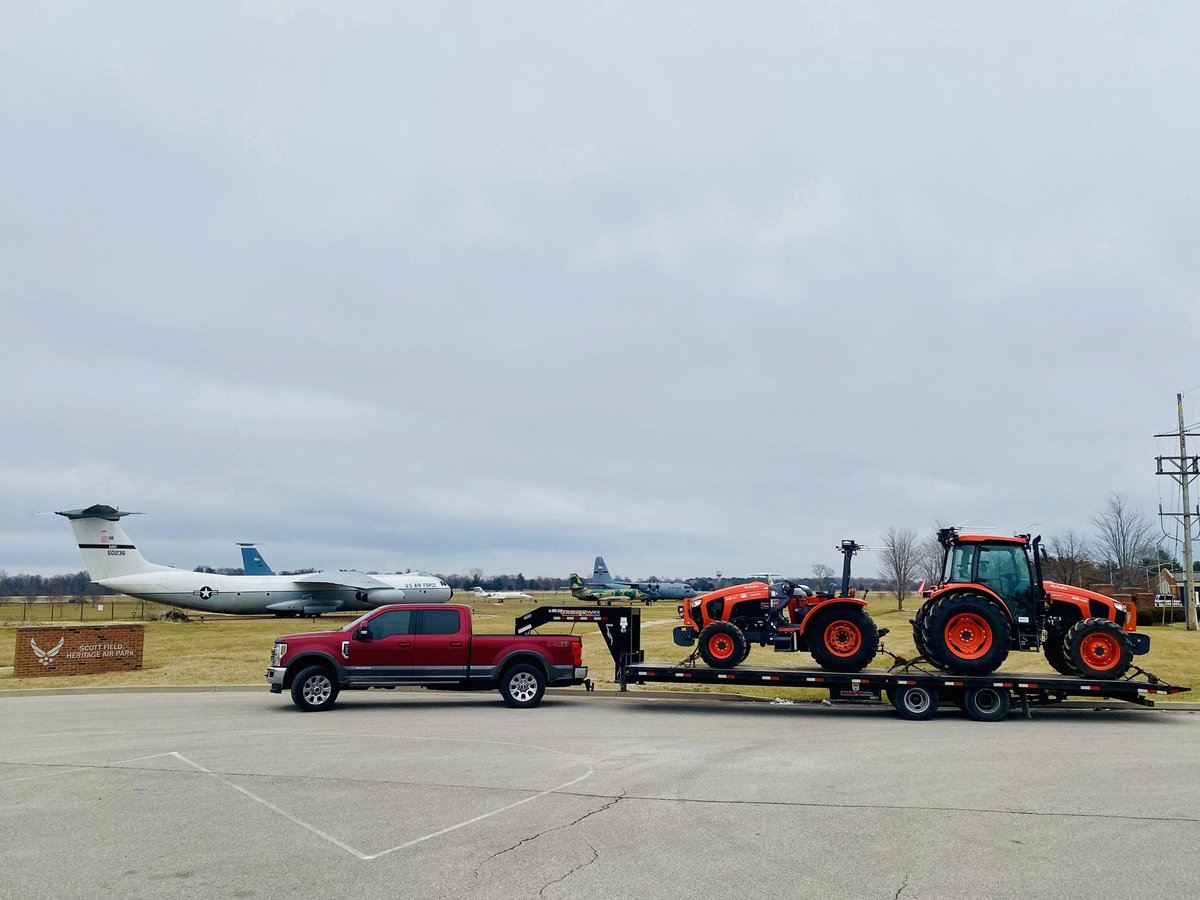 LincoPrecision's tweet photo. You’re looking at the newest mowers for Scott A. F. Base—no drivers needed for these 480 acres! @SabantoAg #autonomous #lincoprecision 🚜 https://t.co/zFXlXcXxsS