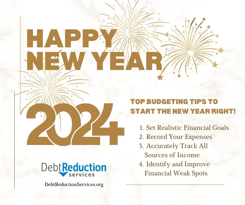 Happy New Year!

Visit our website DebtReductionServices.org or give us a call at 877-688-3328 to speak with one of our certified credit counselors if you're struggling with post-holiday credit card debt.