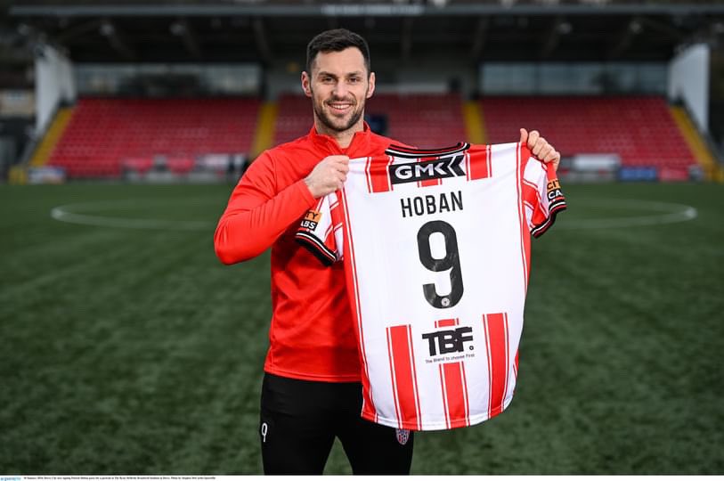 Thank you for the warm welcome 🫶🏻 Can’t wait to pull on the <a href="/derrycityfc/">Derry City FC</a> jersey in the Ryan McBride Brandywell Stadium 🔴⚪️ 

🎶 Teenage dreams so hard to beat 🎶