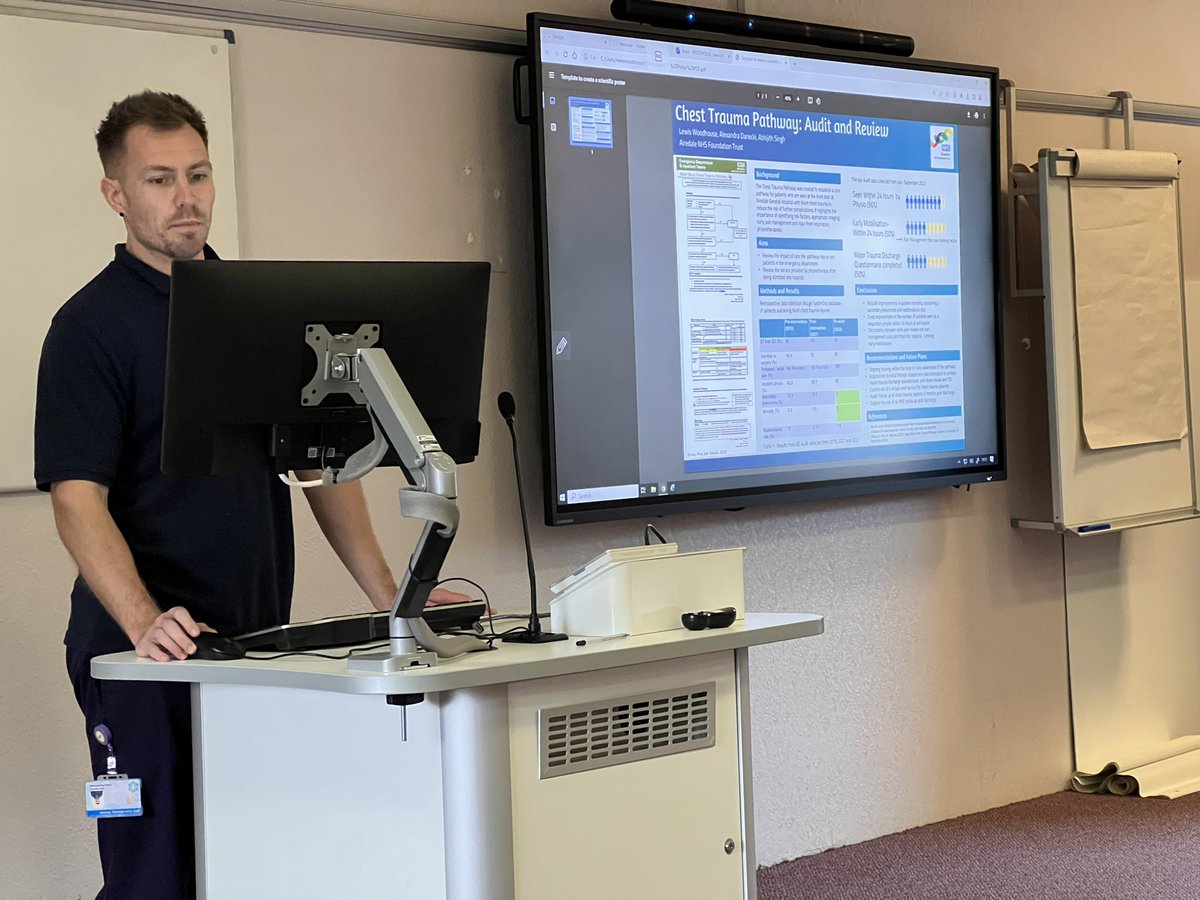 physjo's tweet image. Taking an hour to learn about some amazing work @Airedaleahps #physiotherapists have been doing to improve patient outcomes 👏👏

Chest trauma pathway ✅
Digital AHP ✅
Community rehab triage ✅
Pulmonary rehab/HF group ✅

#Rehab #AiredalePhysiotherapyForum