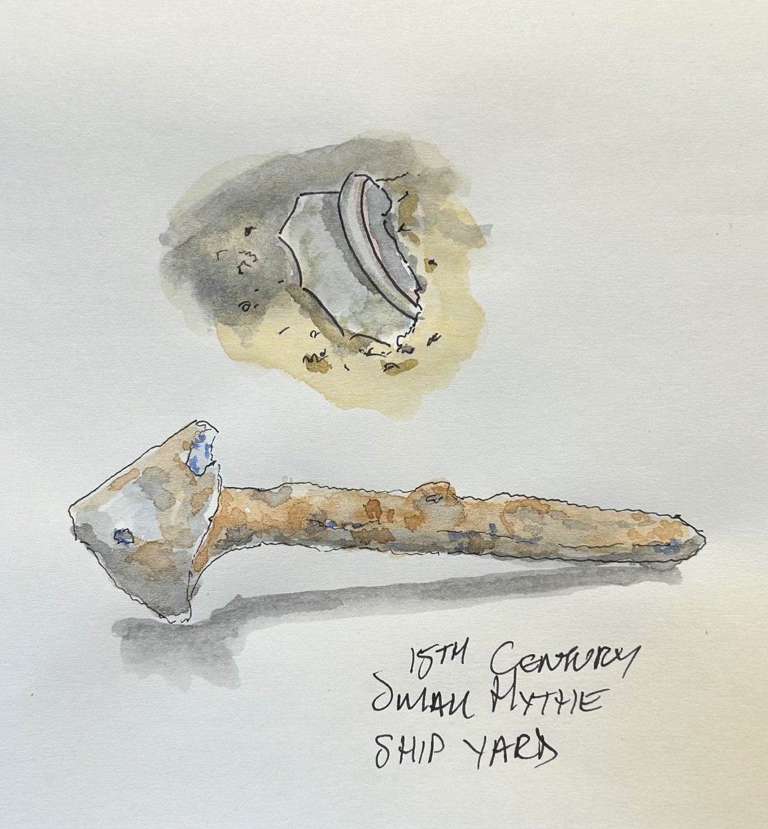 alsodanartisan's tweet photo. I enjoyed sketching these fantastic items. I would never have believed there was a ship yard in #smallhythe
@SmallhytheNT @theAliceRoberts
@richardhosgood https://t.co/bjXpPCm15I