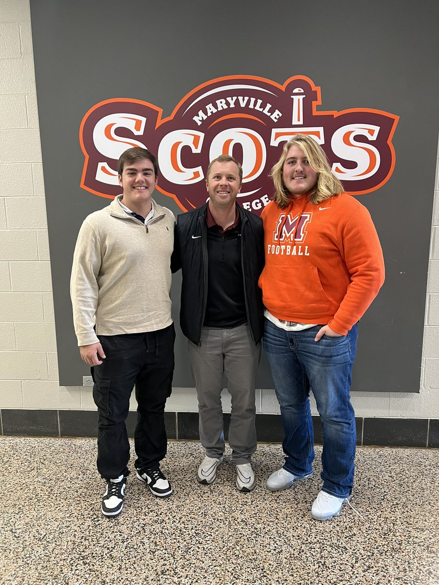 Hunter (@hunterpfiester) on Twitter photo After an amazing visit at Maryville College with <a href="/QBCoachFox/">Ben Fox</a> and <a href="/CoachOyarzun/">Nick Oyarzun</a> I am blessed to have recieved an offer to further my academic and athletic career!! AGTG✝️#goscots <a href="/BLester1993/">Brian Lester</a> <a href="/IrishBill63/">Irish Bill 🎙</a> <a href="/PrepRedzoneFL/">Prep Redzone Florida</a> <a href="/NHSRaidersFB/">Navarre High Raiders Football (FL)</a> After an amazing visit at Maryville College with <a href="/QBCoachFox/">Ben Fox</a> and <a href="/CoachOyarzun/">Nick Oyarzun</a> I am blessed to have recieved an offer to further my academic and athletic career!! AGTG✝️#goscots <a href="/BLester1993/">Brian Lester</a> <a href="/IrishBill63/">Irish Bill 🎙</a> <a href="/PrepRedzoneFL/">Prep Redzone Florida</a> <a href="/NHSRaidersFB/">Navarre High Raiders Football (FL)</a>