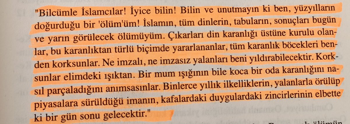 @Ateist_TV @Zeus_yucegod Böyle düşünmeyin.. birileri sizin bilgilerinizi kendine nefer ediniyor. Turan Dursun ve nicesinin çabaları bizleri doğurdu çoğaldık. Eminim daha da çoğalacağız ve bu karanlığı yeneceğiz.