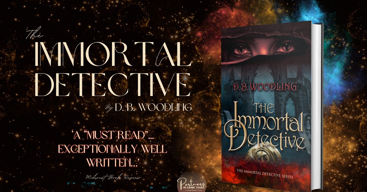 #TheImmortalDetective by #DBWoodling 'more than fulfills the promise of good reading made by its tantalizing premise... I felt completely engaged in Celeste’s world' - @KarenSiddall #VampireGenre #BookLovers #DetectiveMystery #Paranormal @DBWoodling bit.ly/4808aPU