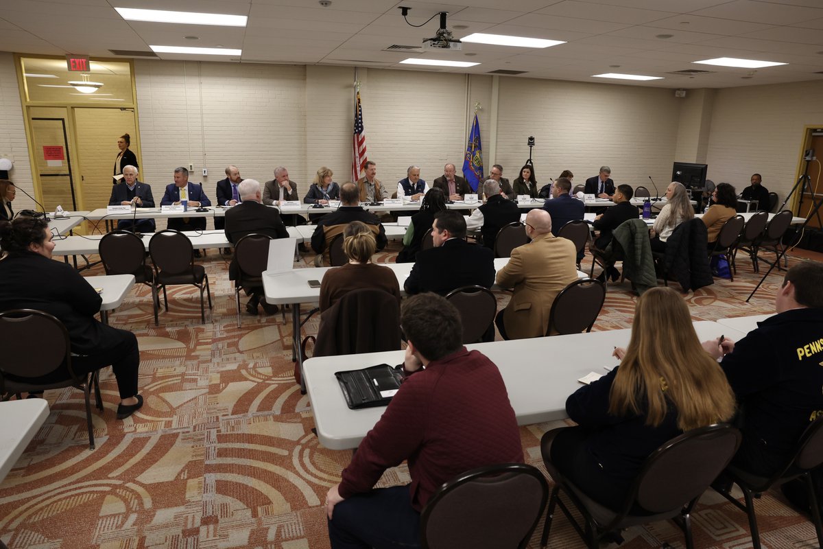 This morning's joint Senate and House Agriculture and Rural Affairs Committee was super productive as we heard first hand how the PA Farm Bill has positively impacted our agricultural communities across PA over the last 5 years!

Read more about it here ➡ senatoreldervogel.com/2024/01/10/edu…