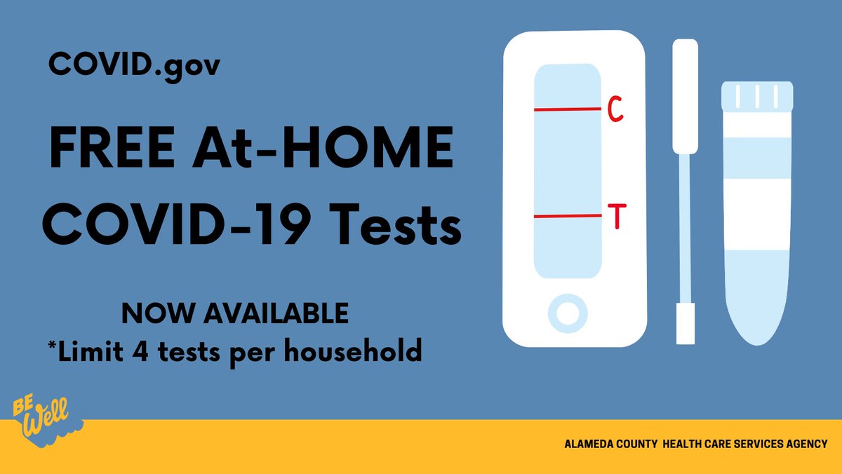 Get Four FREE At-Home COVID-19 Tests this Fall Every home in the U.S. is eligible to four additional at-home tests. Order your FREE COVID-19 tests here: covid.gov/tools-and-reso… Need help placing an order? Call 1-800-232-0233