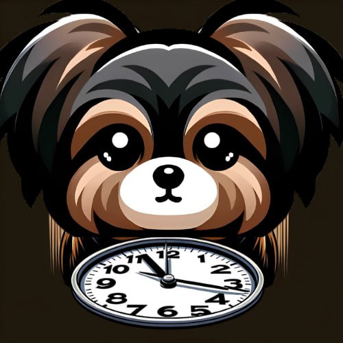 Marvin_ERC20_'s tweet photo. When you're waiting for the 'To the moon!' moment like... 🐶👀⏰ https://t.co/J7by0ikkTt