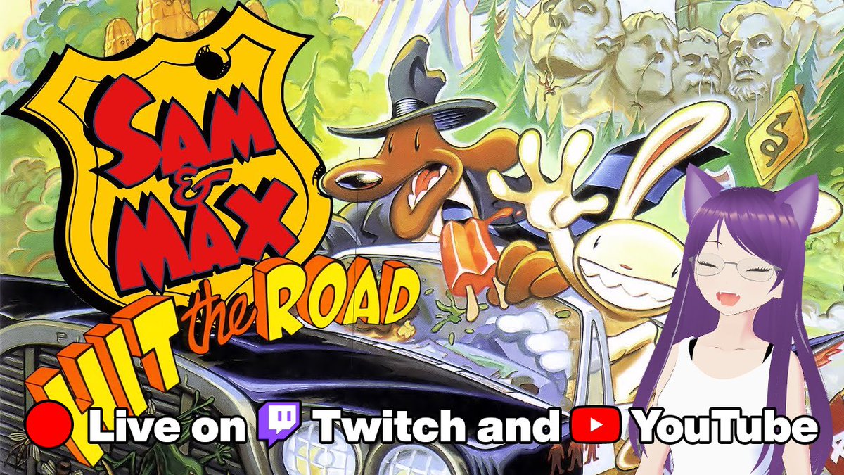 TomatoKigu's tweet photo. Time to join the freelance police and become the world's greatest detectives!

…sortof.  

Going live on Twitch and YouTube with Sam &amp; Max: Hit The Road

#Vtuber #ENVtuber #SamAndMax #SamAndMaxHitTheRoad

https://t.co/EDniVYhpEr

https://t.co/GAXgCcaICB https://t.co/BnAbbxvSqa