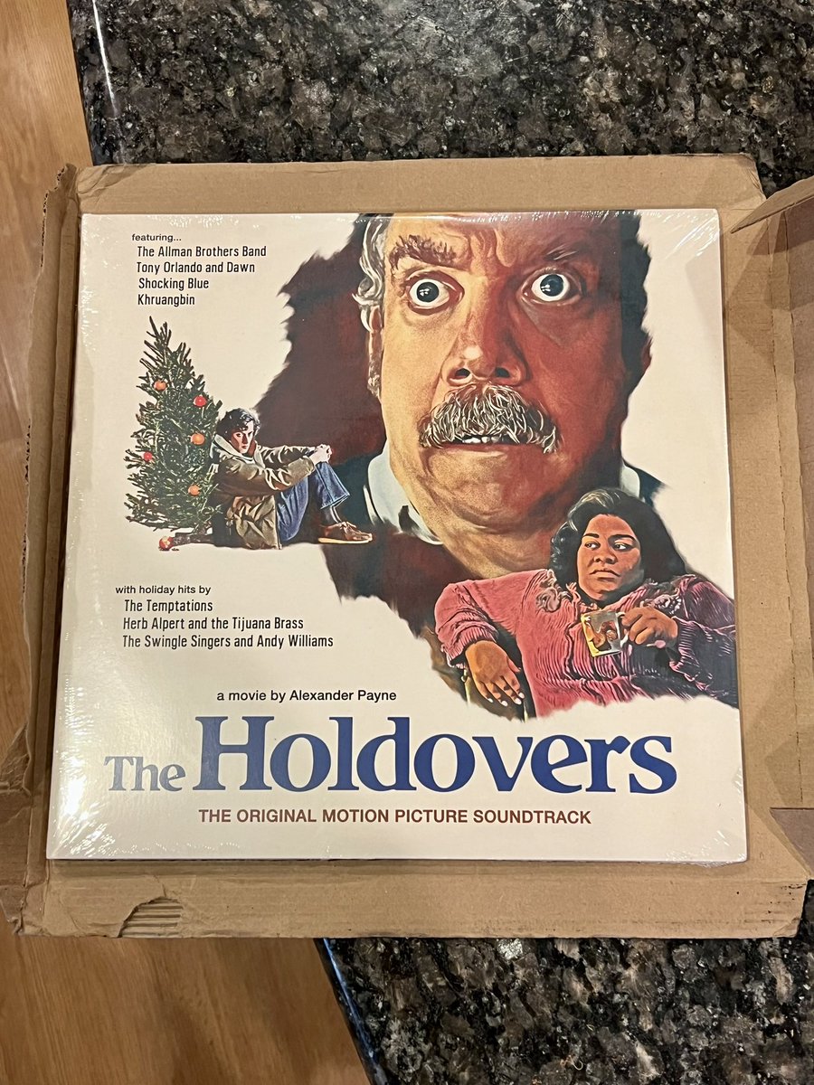 NicoleBdorf's tweet photo. Latest addition to my vinyl collection ๐ #TheHoldovers #LP #VinylRecords #HadToHaveIt #Music #Movie #Film #Soundtrack #PaulGiamatti https://t.co/SiXWNZm3dl