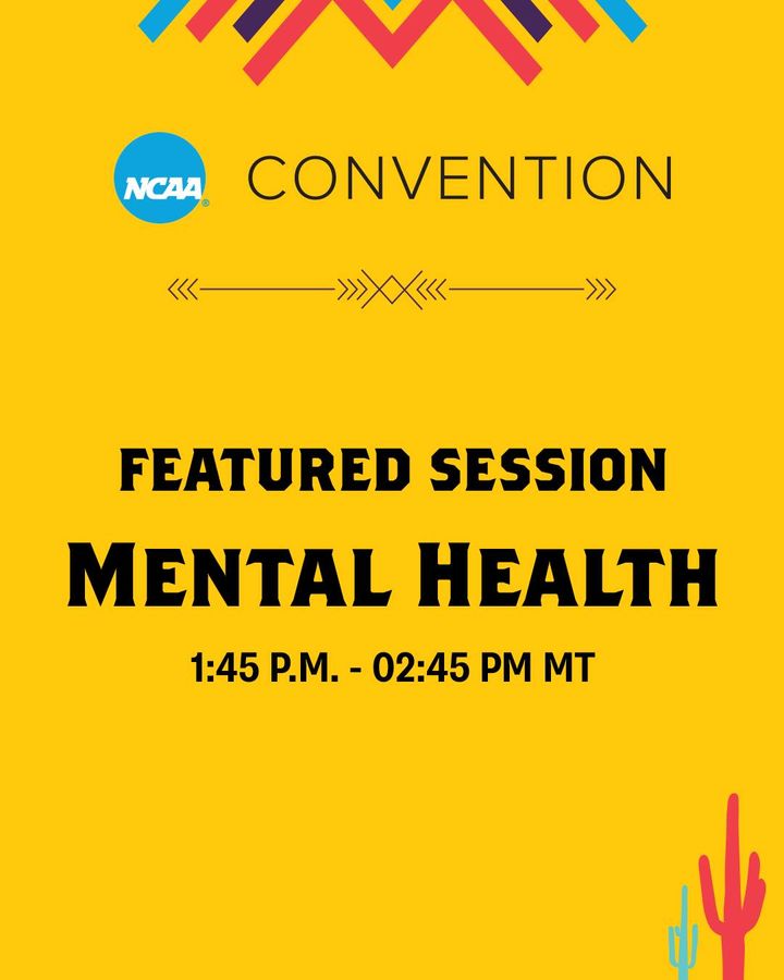 Tune in to this featured session where panelists will share insights on implementing mental health best practices by creating healthy environments that support student-athlete mental health and well-being!

#NCAAconv | b.link/MentalHealthFS