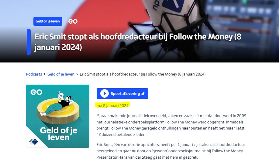 Mirjam152's tweet photo. Oeps. Niet alleen gestopt met X. Laten we hopen dat het is om te rentenieren en niet vanwege een totale meltdown. #ericsmit https://t.co/JaE1FCYglC