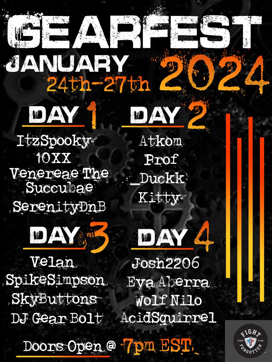 SerenityDnB's tweet image. I'll be playing at #Gearfest2024 on Jan 24th at 10pm PST
We will be raising money for Fight for the Forgotten!

(Links in Replies)

#AugmentedReality #VRChat