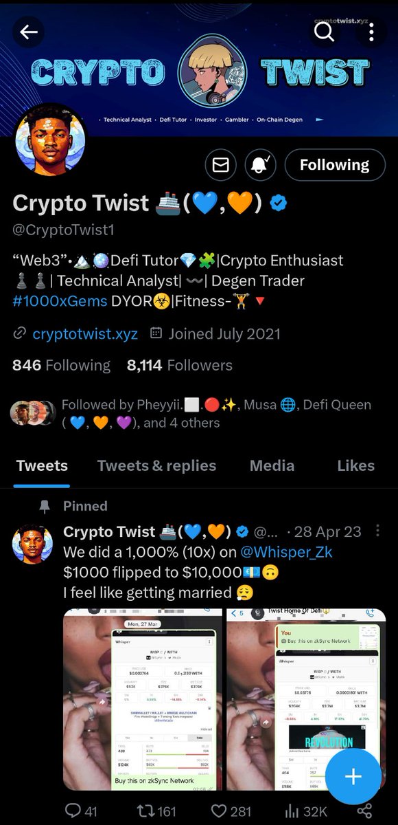 ladi66146's tweet photo. @Crypto4bailout @CryptoTwist1 @cryptoFi_Ent @Princesslilian_ @IjewemenFortun2 @Czarqlint @nechuralluca  come and try too https://t.co/LZQu6pzHJO