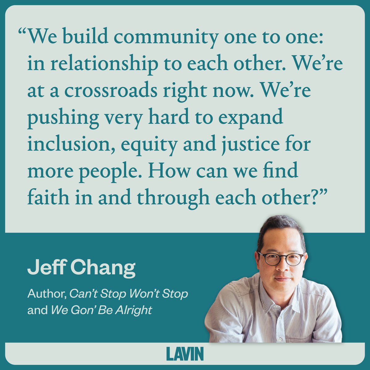 How do we support racial justice? For @zentronix, it’s about community. A dynamic speaker, organizer, and author of We Gon’ Be Alright: Notes on Race and Resegregation, Jeff has had a profound cultural impact in the fight for racial justice. Read more here thelavinagency.com/speakers/jeff-…