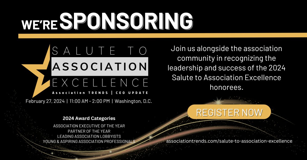 @seanmcbride105 and DSM Strategic Communications are proud sponsors of the 2024 Salute to Association Excellence Awards event next month. Congrats to the winners. dsmstrategic.com