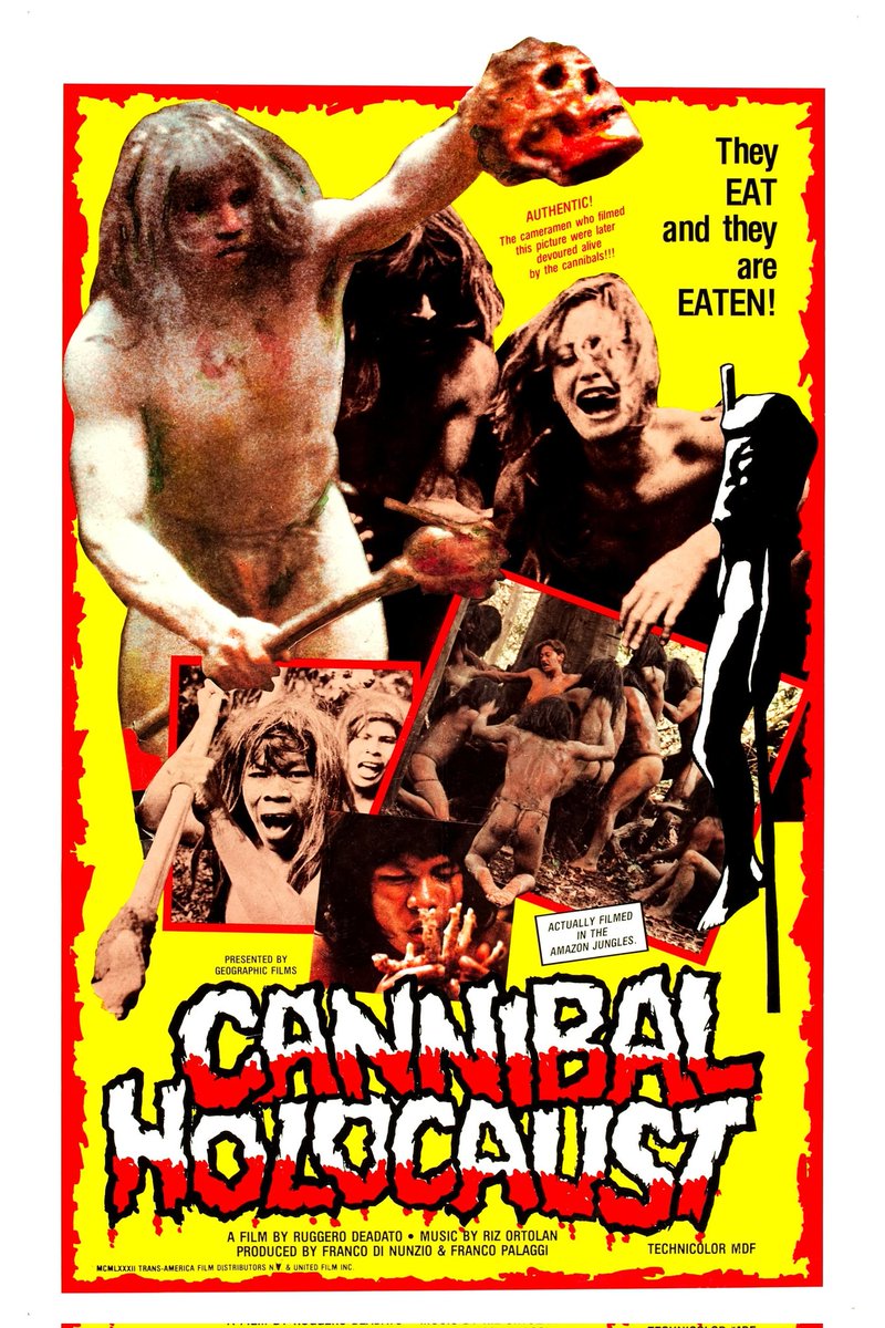 Cannibal Holocaust - 1980
Dir. #RuggeroDeodato
#cannibalhocaust  #mondocanibale
#cannibalferox
#cannibalism
#holocaustocanibal