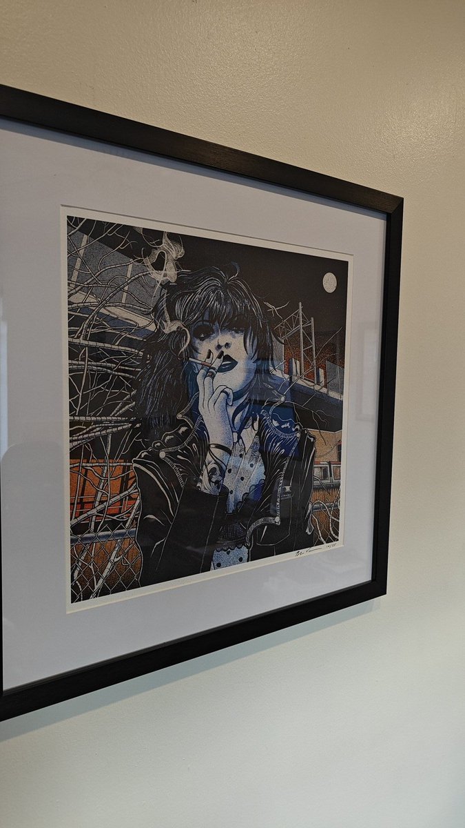 djjackobyte's tweet photo. @VandalMoon love my limited edition print given to me by my beautiful fiancé @lisakdhesi 🖤🖤🖤 https://t.co/E6FiKwZ1uV