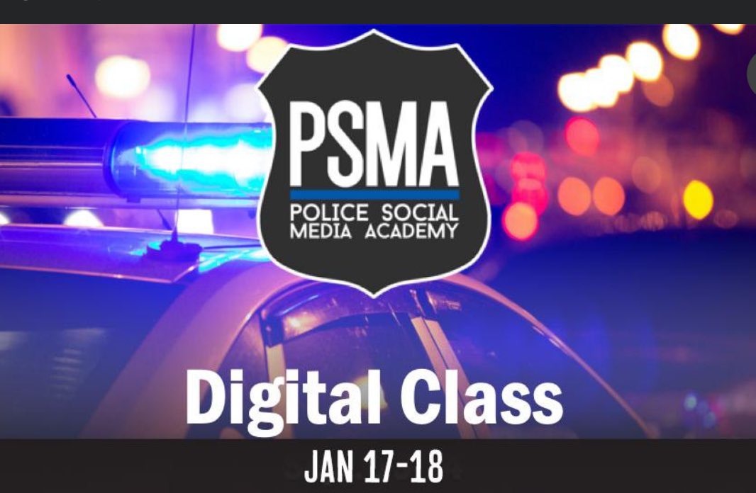 psmatraining's tweet photo. ‼️ Next week! - there is still time to register! This will be a great 2-day online class covering multiple social media platforms and how to best leverage them for Public Safety ‼️ 

Learn more and register: https://t.co/dgvTtkySs5 https://t.co/FjjBXQyXMw