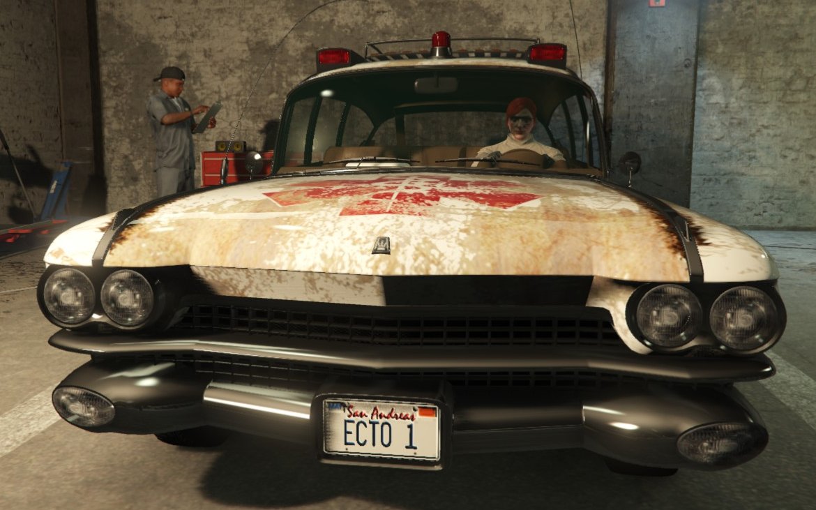 HelixVindictus's tweet photo. Same here. C'mon, let's run some red lights! 👻
#GTA #GTAOnline #ghostbusters #ecto1 #24HoursADay #7DaysAWeek #NoJobIsTooBig #NoFeeIsTooBig https://t.co/K47edSE942