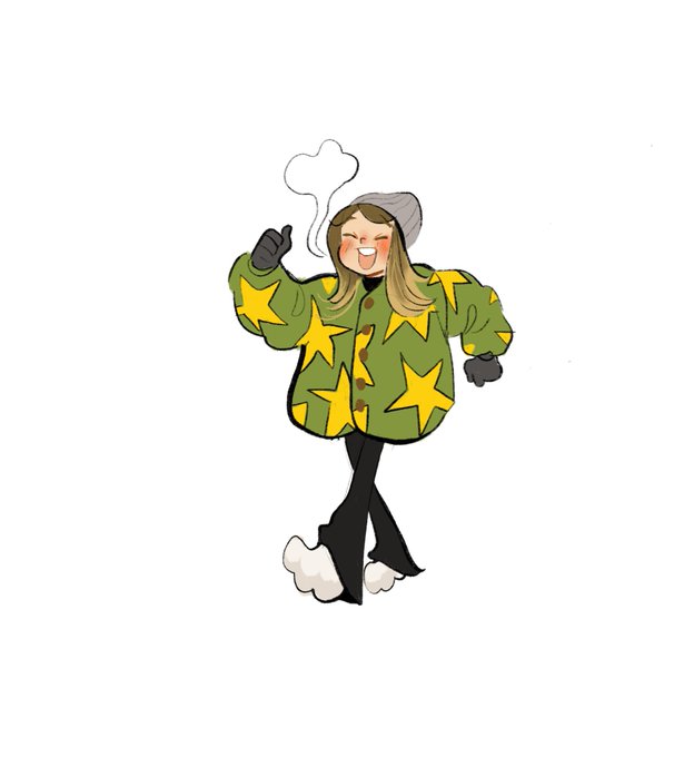 「green coat smile」 illustration images(Latest)
