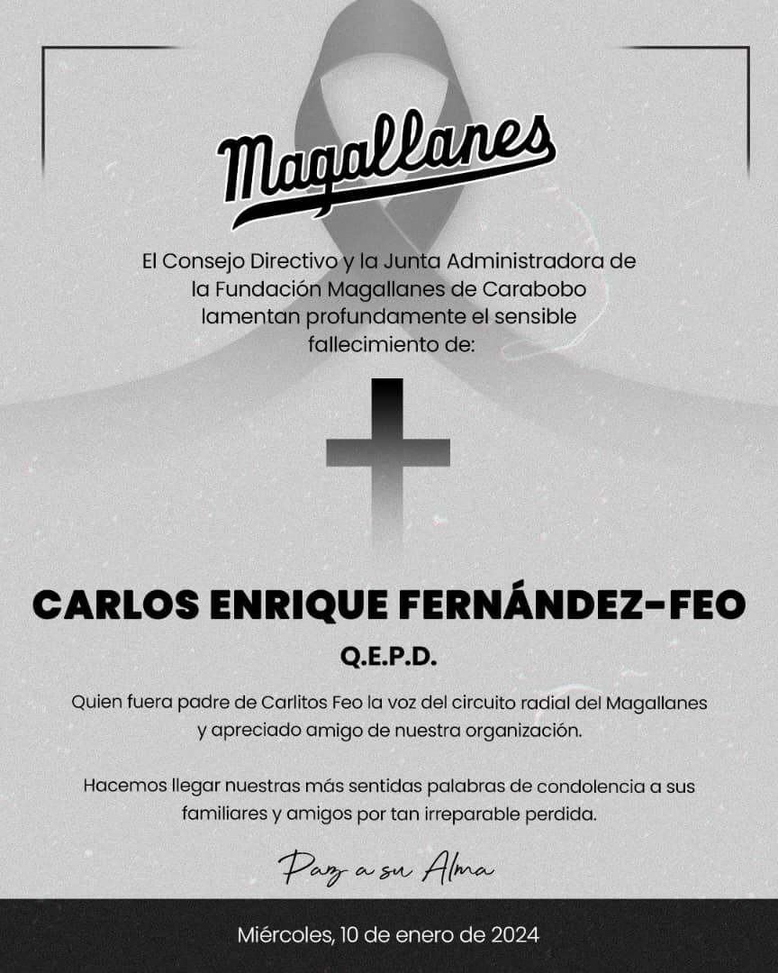 lopezdeporte's tweet photo. Expreso mi solidaridad a mi amigo @carlitosfeo19 y a toda su familia en este momento. https://t.co/W6RwvB2aBO