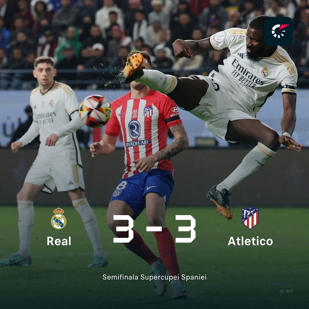 FlashscoreRO's tweet photo. Prelungiri în Supercupa Spaniei 👉 https://t.co/7VmqVVn1bF https://t.co/XNVPdZdotS