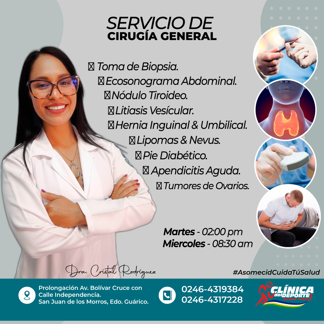 La clínica ha sido diseñada para garantizar atención de calidad a los atletas guariqueños en diversas áreas especializadas.
.
🏃🏻🏃🏻🏃🏻‍♀️🏃‍♀️💉💉💪🏻💪🏻💊💊🛠🛠
<a href="/Ruvalcabaordaz/">luis ruvalcaba</a> 
<a href="/josemvasquez/">José Vásquez</a> 
<a href="/Gob_Guarico/">Gobierno de Guárico</a> 
<a href="/NicolasMaduro/">Nicolás Maduro</a> 
#AsomecidCuidaTuSalud
#GuaricoPotenciaDeportiva