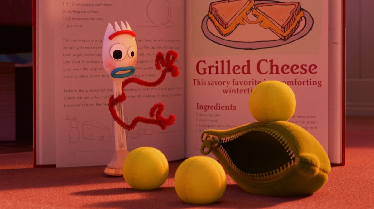 Disney_Wiki's tweet photo. Today marks the 4th anniversary of the #ForkyAsksAQuestion episode "What is Reading?", written and directed by Bob Peterson.
The energetic Peas-in-a-Pod siblings teach Forky about reading and how it is done, with a little help from Mr. Spell. https://t.co/J3atV8lg1K