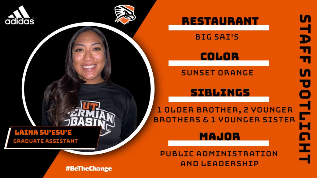 Our next staff spotlight is <a href="/euseusanial/">LAINA SU’ESU’E</a> . Coach Laina is in her 1st year as a graduate assistant and we are blessed to have her a part of our squad! Coach laina works primarily with catchers and assists with infield and hitting. Please give her a big s/o. #23Days #BeTheChange