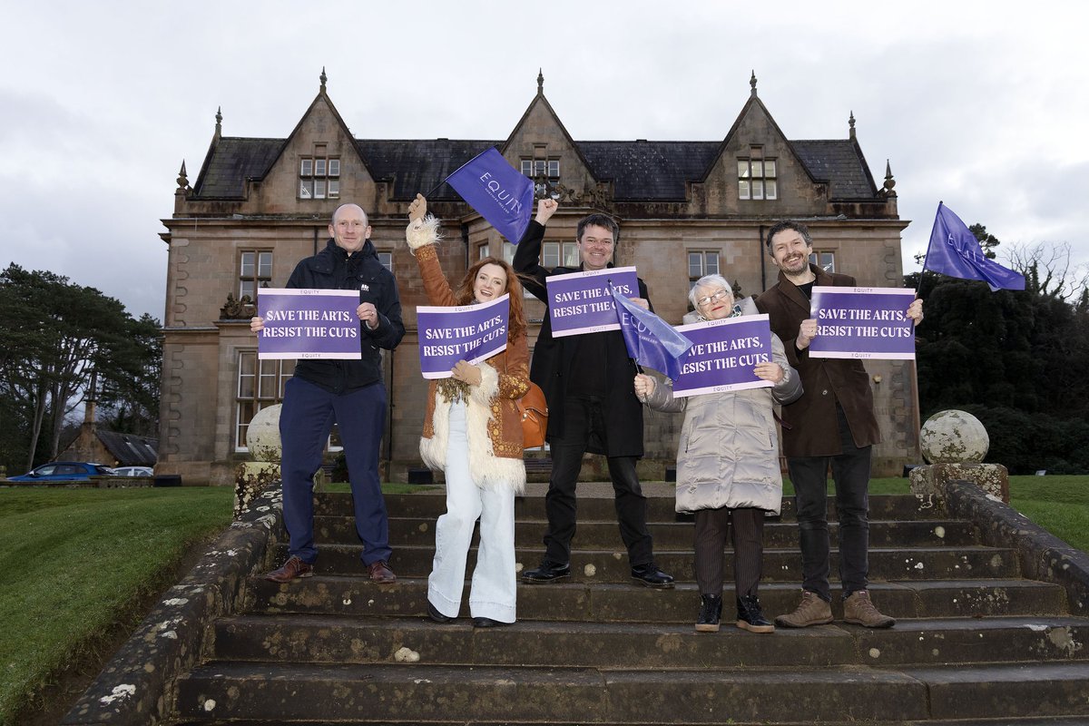 EquityNIBranch's tweet photo. Breaking News: Ards and North Down Council adopt Cllr @PeteWray11 motion
to support Equity's Resist the Cuts campaign joining @belfastcc and @Mid_UlsterDC in showing their support for the arts! Which council will support us next? https://t.co/7NkUkCcBDU