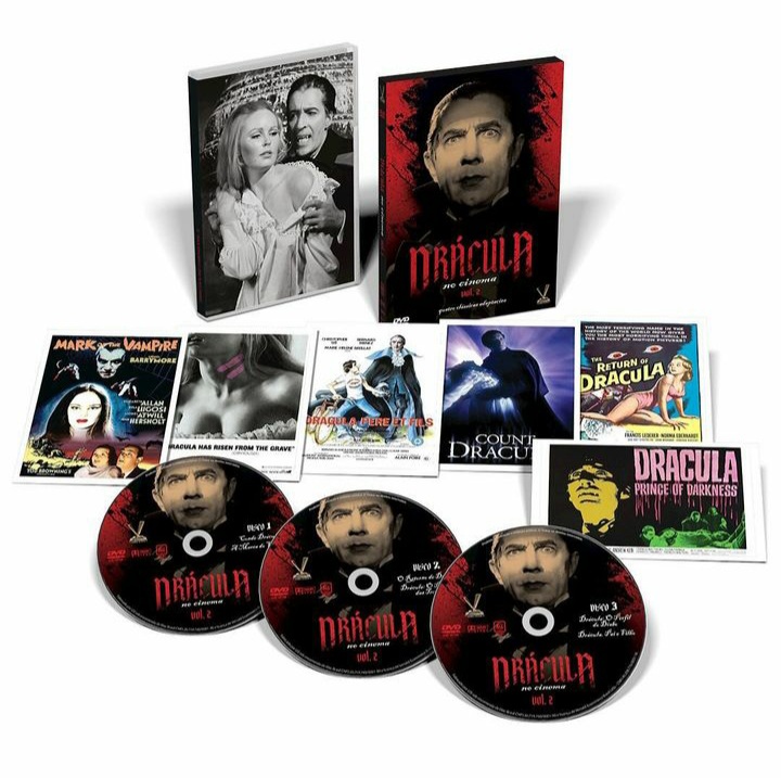 CinematizandoOf's tweet photo. A Versatil Home Video lançará em 31 de maio a coleção Drácula no Cinema Vol. 2
#VersatilHomeVideo #Drácula https://t.co/GnlIsHeqOV