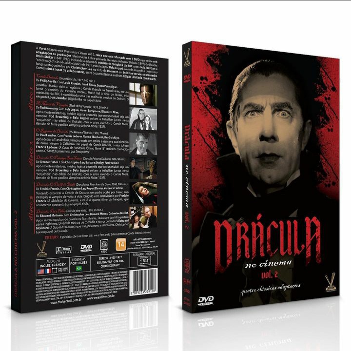 CinematizandoOf's tweet photo. A Versatil Home Video lançará em 31 de maio a coleção Drácula no Cinema Vol. 2
#VersatilHomeVideo #Drácula https://t.co/GnlIsHeqOV