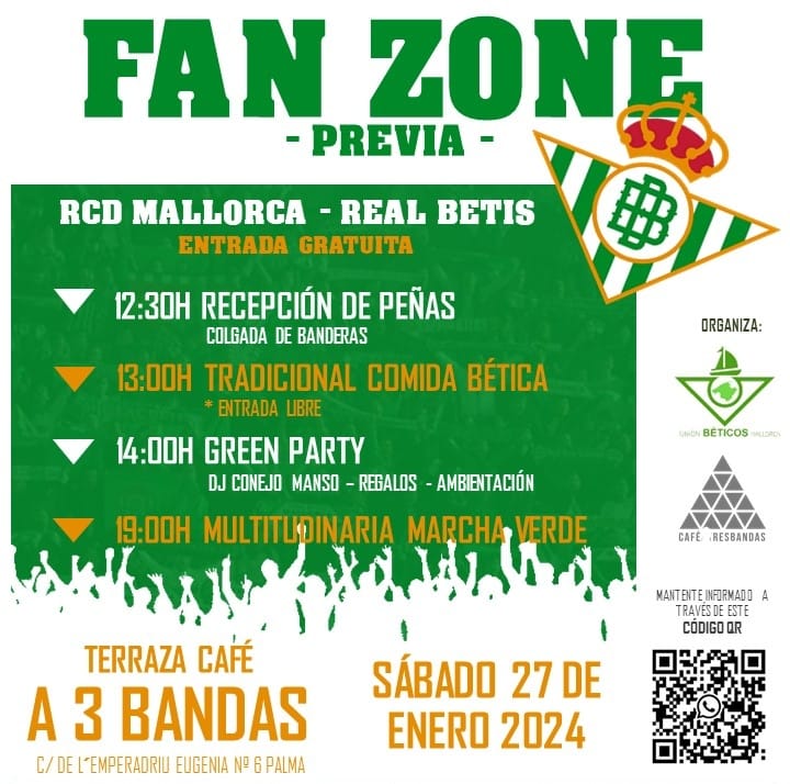 UBM2019's tweet photo. 📢📢¡¡¡Nuestro ANNOUNCÉ ha llegado!!!  En Mallorca tenemos unas ganas locas de pasar un día en verdiblanco 💚. Os esperamos a todos/as, empecemos a hacer rugir las gargantas. https://t.co/CnS40npEat