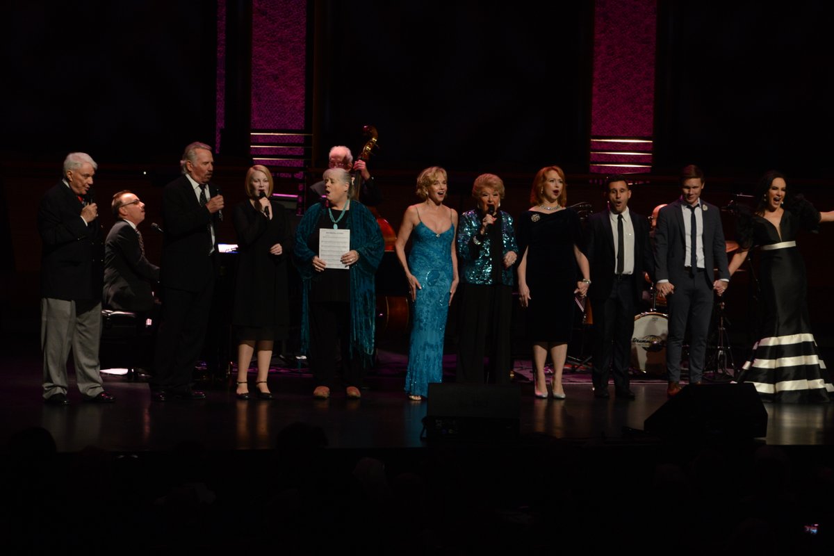 MaudHixson's tweet photo. Marvelous Marilyn Maye returns to Crooners in Minneapolis for four shows (here we are with Rex Reed in his tribute to Doris Day at Jazz at Lincoln Center). https://t.co/qi8fF0qA4S https://t.co/7n8EUAvtJA