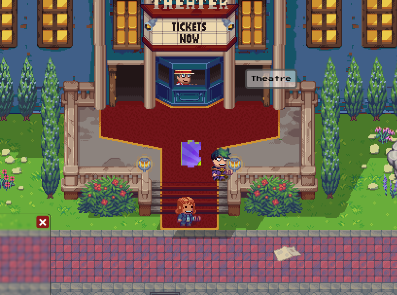 Nueva pieza a la salida del teatro de <a href="/pixels_online/">Pixels</a> 

@KindGuild 

#Pixels #KindGuild