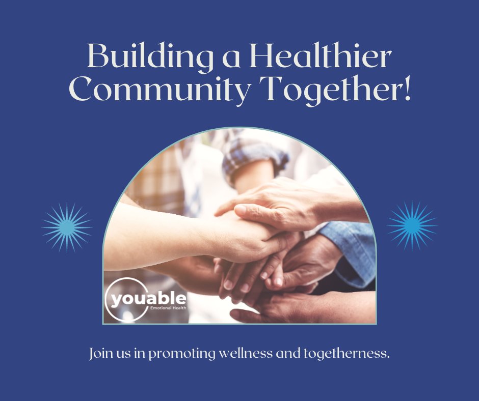 💙🤝 Together, We Can Create a
Stronger, Healthier Community 🤝💙 Join
us on this journey to create a community where
everyone thrives.
youable.health/for-children-f…
 #CommunityBasedServices
#MentalHealthSupport #StrongFamilies
#ChildhoodWellbeing #SupportiveTherapy #FamilyFirst