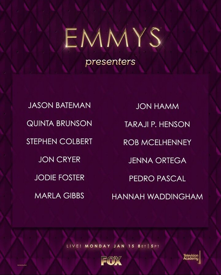 infopedropascal's tweet image. 🗞 | Pedro Pascal será um dos apresentadores do Emmys 2024

A premiação ocorrerá no dia 15 de janeiro