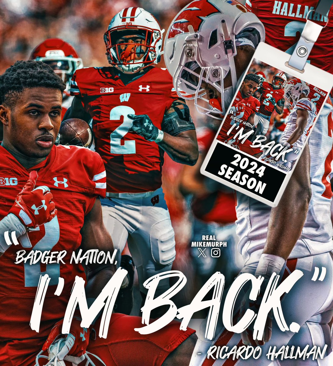 ricardohallman6's tweet photo. Madison let’s do it !! ❤️ #Onwisconsin https://t.co/1nW7D9ZhBj