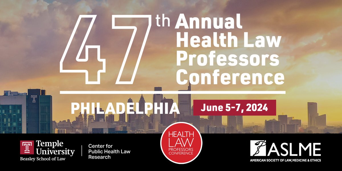K (@aslme_events) on Twitter photo Are you presenting @HLP24??
Health Law Profs - don't wait submit soon: bit.ly/HLP24Call
<a href="/ASLMENews/">ASLME</a> <a href="/PHLR_Temple/">PublicHealthLawRsrch</a> <a href="/TempleLaw/">Temple Law School</a> Are you presenting @HLP24??
Health Law Profs - don't wait submit soon: bit.ly/HLP24Call
<a href="/ASLMENews/">ASLME</a> <a href="/PHLR_Temple/">PublicHealthLawRsrch</a> <a href="/TempleLaw/">Temple Law School</a>