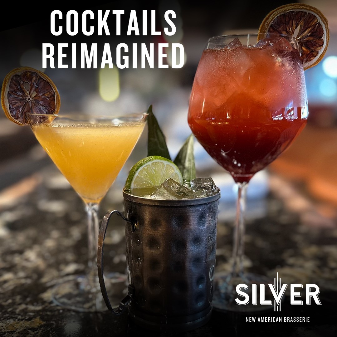 eatatsilver's tweet photo. Cheers to Healthier Habits and Bold Flavors. Introducing three new zero proof cocktails for $10. Try two for $15. 
Hurry, these cocktails disappear on January 28th (at the same time New Year’s resolutions typically end). https://t.co/7cTaCNXWef