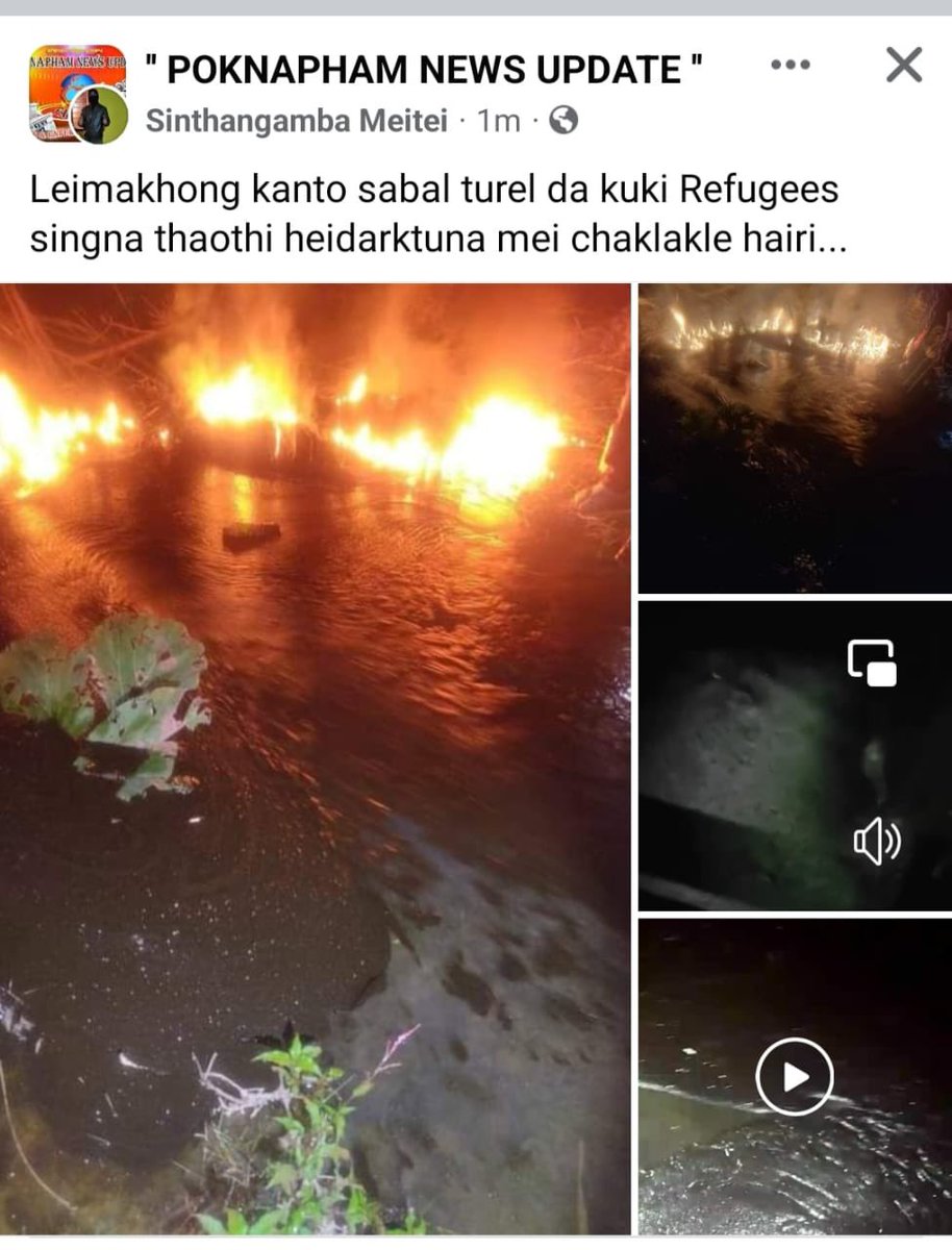 Batman1947_'s tweet photo. Meitei Lies Busted 👇

Keeps blaming Kuki_Zo Tribals for everything, this time oil spills &amp; guess what, whom did Creatures of Bloody 🩸 valley Points fingers at?? 
Again Towards kuki_Zo Tribals without any logic &amp; evidence

Its Meiteis Propaganda since day 1 of violence https://t.co/GowvOHlnHJ